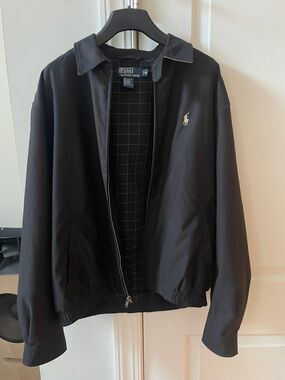Polo by Ralph Lauren Black Lightweight Zip Jacket